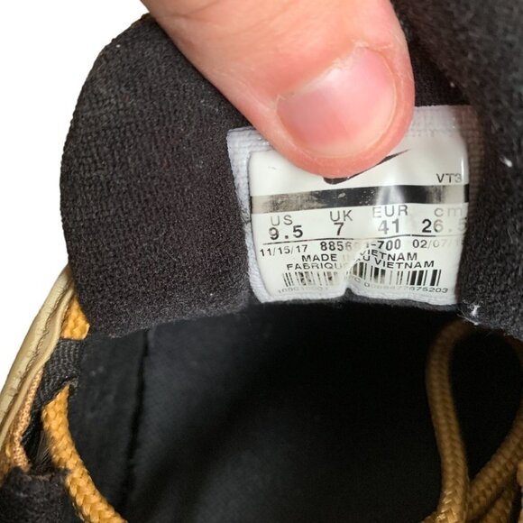 Rare 2017 Nike Air Max 97 OG QS Metallic Gold Size 9.5 - Picture 2 of 12